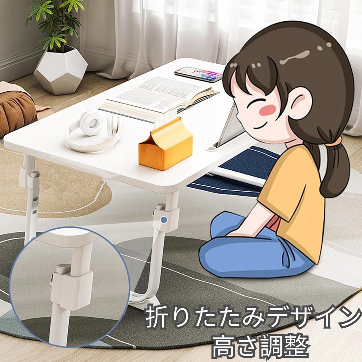 アンティーク】木製 無垢 四角 座卓 文机 ローテーブル センター